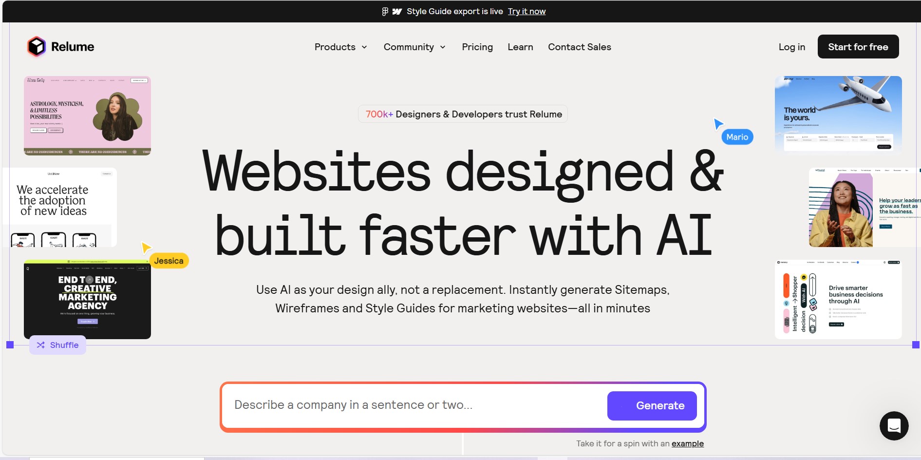 Relume AI Website Builder